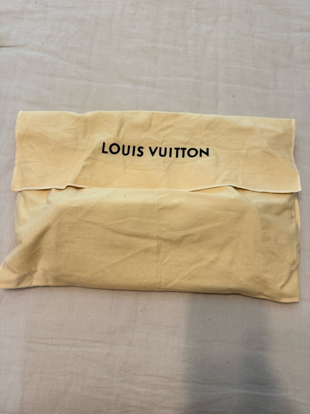 Louis Vuitton Red Striped Canvas Interior Tote Trim